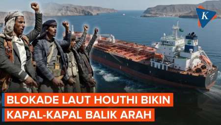 Takut dengan Houthi, Kapal-kapal Mulai Hindari Laut Merah
