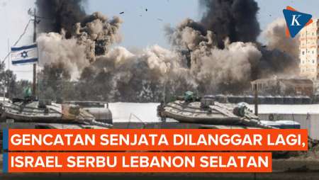 Gencatan Senjata Dilanggar, Militer Israel Serang Lebanon Selatan