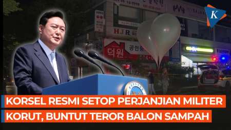 Korea Selatan Resmi Setop Perjanjian Militer dengan Korea Utara Buntut Teror Balon Sampah