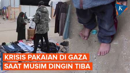 Musim Dingin di Gaza, Warga Kekurangan Pakaian Hangat