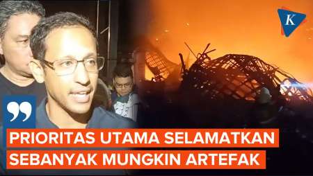 Nadiem Langsung Datang Saat Museum Nasional Kebakaran, Prioritas Selamatkan Artefak