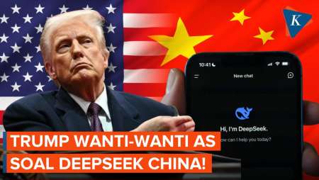 Trump Diuntungkan dengan Harga DeepSeek China, Sindir Ilmuwan dan Perusahaan AS