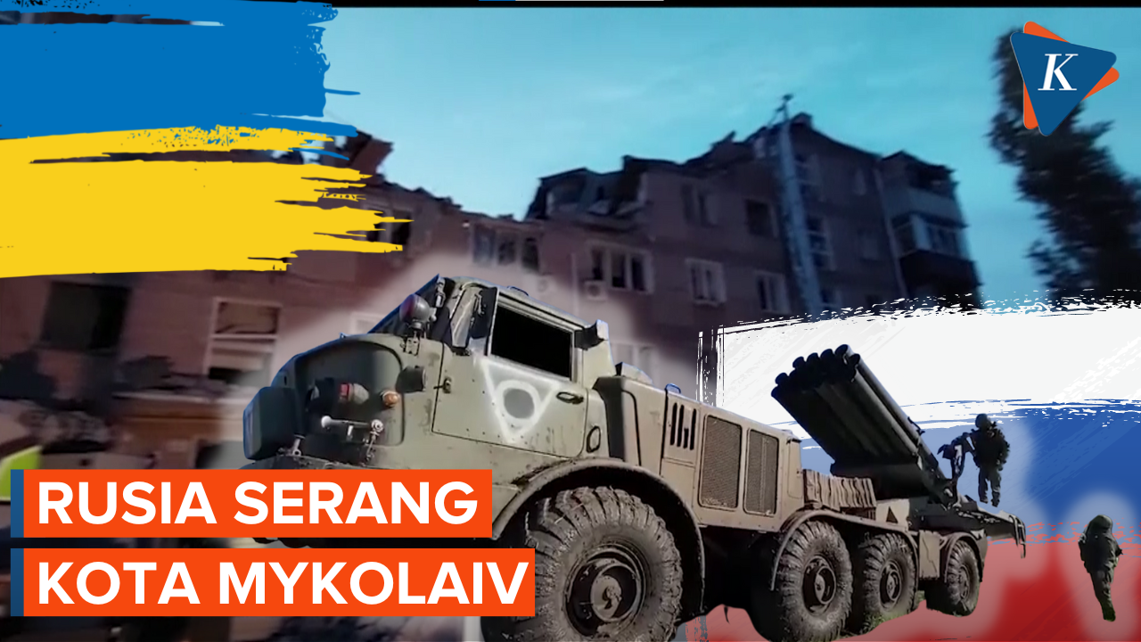 Serangan Rudal Rusia Hantam Apartemen di Mykolaiv Ukraina