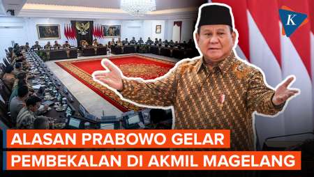 Prabowo Ungkap Alasan Boyong Menteri ke Akmil Magelang