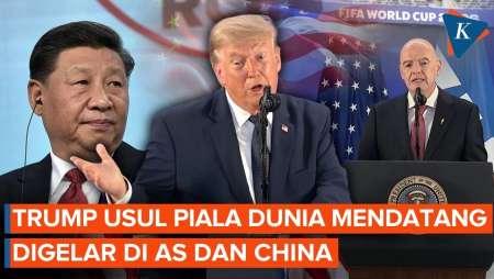 Trump Ke FIFA: Pilih AS-China Jadi Tuan Rumah Piala Dunia Lagi, Tanpa Meksiko-Kanada