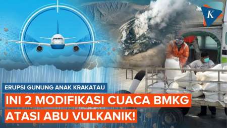 Cara BMKG Atasi Sebaran Abu Vulkanik Gunung Anak Krakatau