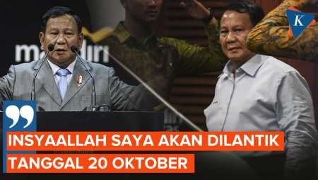 Real Count KPU Masih Bergulir, Prabowo Pede Dilantik Jadi Presiden 20 Oktober
