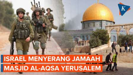 Militer Israel Memukuli dan Menangkap Jamaah Masjid Al-Aqsa Yerusalem