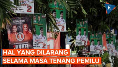 Masa Tenang Pemilu 11-13 Februari 2024, Ini Hal-hal yang Dilarang