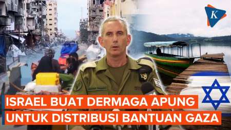 Israel Klaim Bangun Dermaga Apung untuk Salurkan Bantuan ke Gaza