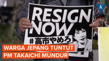 Warga Jepang Desak Takaichi Mundur Buntut Kisruh Dengan China