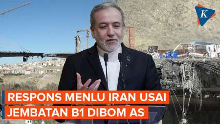 Menlu Iran: Jembatan Hancur Bisa Dibangun Lebih Kuat, Reputasi AS Tidak
