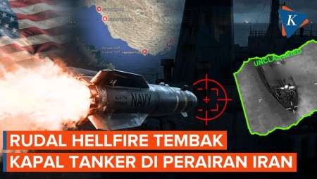 Rudal Hellfire AS Hantam Kapal Tanker Yang Terobos Blokade AS Di Pelabuhan Iran
