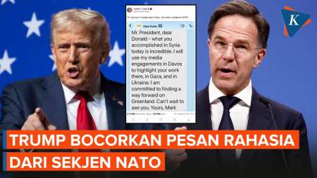 Setelah Macron Jadi "Korban", Trump Kini Bocorkan Chat Rahasia Sekjen NATO