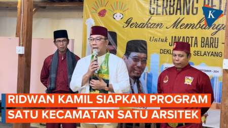 Ridwan Kamil Siapkan Satu Kecamatan, Satu Arsitek