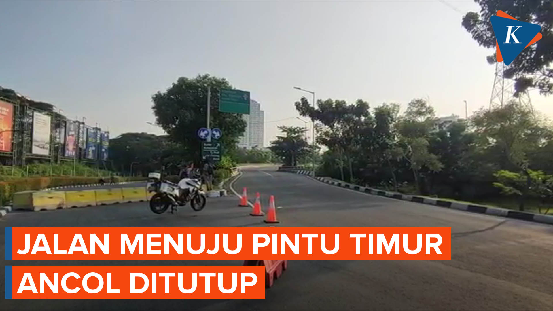 Jelang Formula E Jakarta, Jalan Menuju Pintu Timur Ancol Ditutup