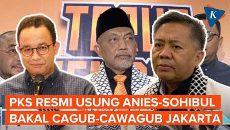 PKS Usung Anies-Sohibul Iman di Pilkada Jakarta 2024