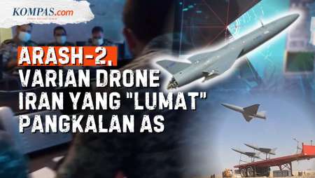 Drone Arash-2 Iran Tembus Markas AS Di Teluk: Taktik Kelabui Radar Mahal Washington