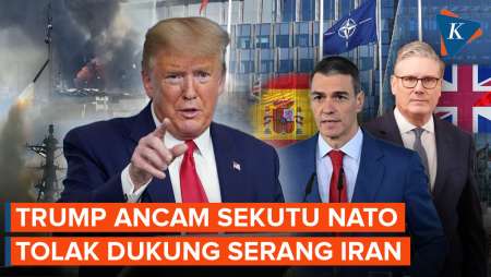 Trump Ancam Putus Dagang, Dua Sekutu NATO Tolak Pangkalan Untuk Serang Iran