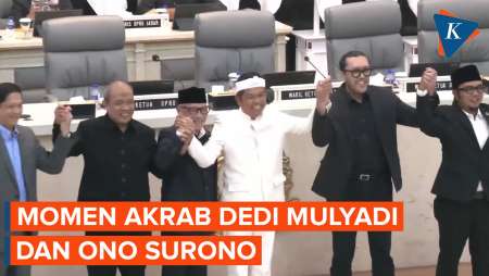 Tak Ada Walkout! Dedi Mulyadi dan Ono Surono Akrab di Rapat Paripurna DPRD Jabar