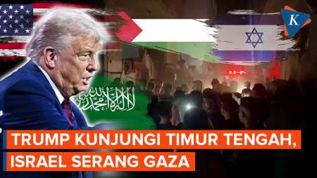 Israel Tingkatkan Serangan di Gaza Saat Trump Kunjungi Timur Tengah