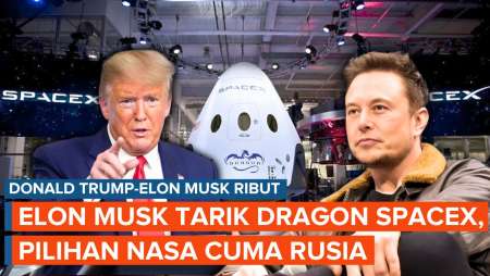 Ribut dengan Trump, Elon Musk Tarik SpaceX dari Misi Luar Angkasa NASA