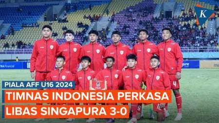 Hasil Piala AFF U16 2024: Timnas U16 Indonesia Libas Singapura 3-0 pada Laga Perdana