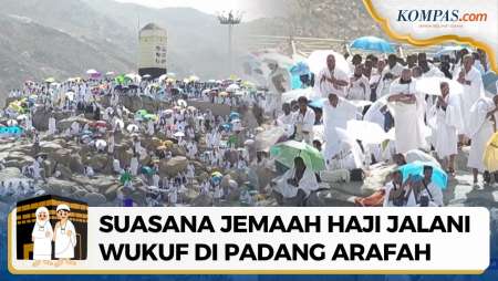 Penampakan Jemaah Haji Wukuf Di Arafah Saat Puncak Haji 2026
