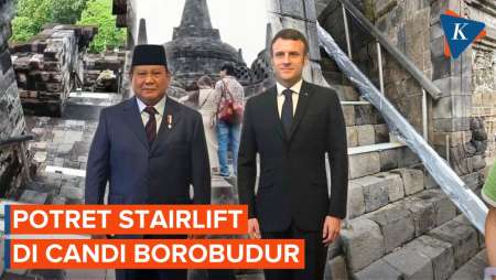 Penampakan Stairlift Candi Borobudur yang Bakal Digunakan Presiden Prabowo dan Macron