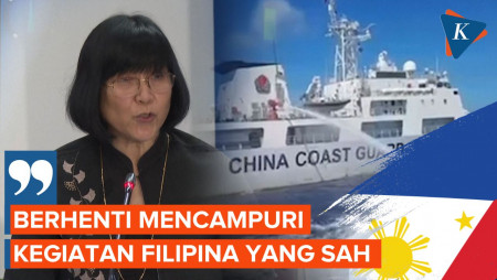 Kapalnya Ditembaki Meriam Air, Filipina Tuding China Ikut Campur Urusan Mereka