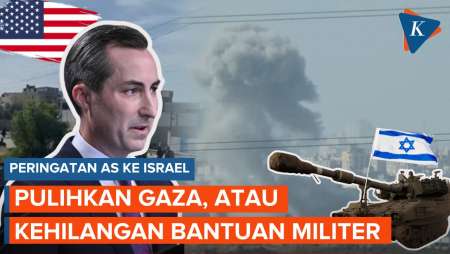 Peringatan AS kepada Israel, Pulihkan Gaza atau Kehilangan Bantuan Militer