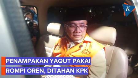 Penampakan Yaqut Cholil Pakai Rompi Oranye, Resmi Ditahan KPK Sebagai Tersangka Korupsi Kuota Haji