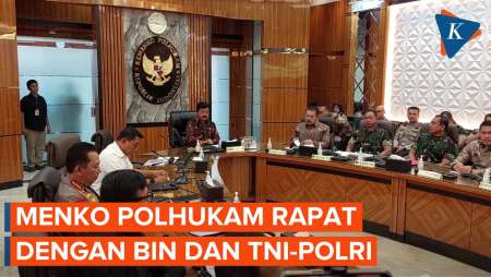 Menko Polhukam Rapat dengan BIN dan TNI-Polri, Bahas Situasi Pasca-Pemilu 2024