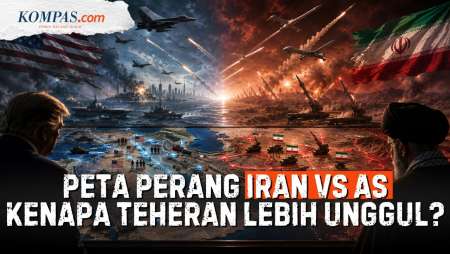 Peta Perang Iran Vs AS: Enam Hari Baku Hantam, Kenapa Teheran Lebih Diunggulkan?