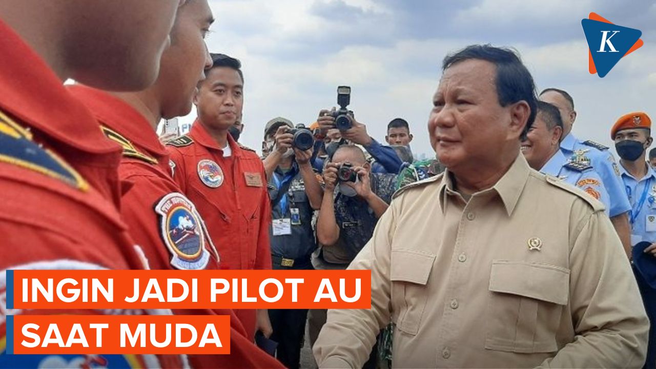 Prabowo Ungkap Ingin Jadi Pilot AU Saat Muda karena Punya Pacar Terbaik