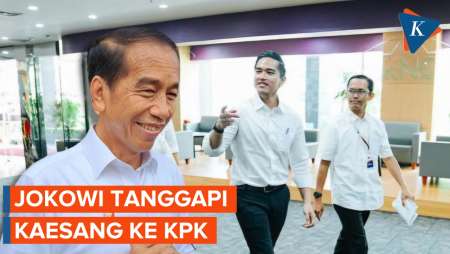 Jokowi Tanggapi Kaesang yang Klarifikasi ke KPK Terkait Jet Pribadi