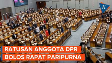 Kondisi Rapat Paripurna DPR RI yang Tak Dihadiri 284 Anggota, Puan Minta Permakluman