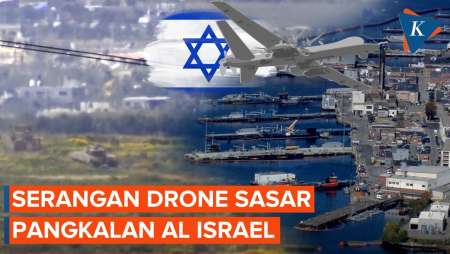 Pangkalan AL Israel Dilaporkan Diserang Drone Eilat