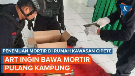 Cerita ART di Rumah Cipete Jaksel Ingin Bawa Mortir yang Ditemukan ke Kampung Halaman