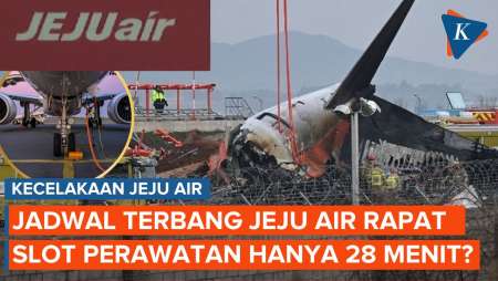 Jadwal Terbang Jeju Air Padat, Perawatan di Darat Hanya 28 Menit?