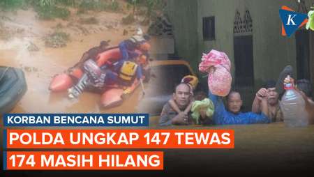 Update Korban Bencana Sumut: Polda Laporkan 147 Meninggal Dan 174 Hilang