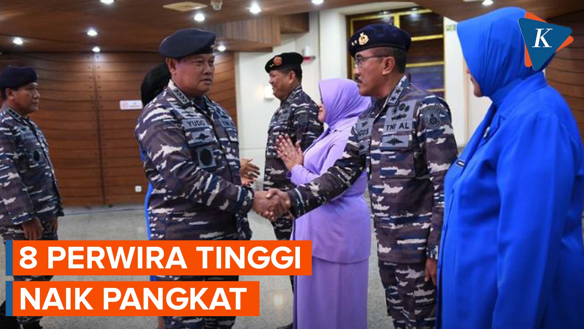 KSAL Yudo Terima Kenaikan Pangkat 8 Perwira Tinggi TNI AL