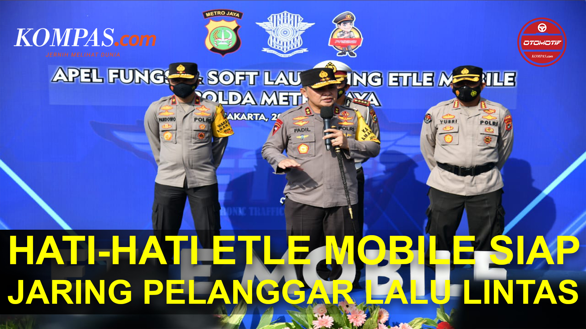 Polda Metro Jaya Resmi Luncurkan ETLE Mobile