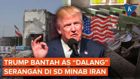 Trump Ogah Akui AS Pelaku Serangan Yang Tewaskan 175 Orang Di SD Minab Iran
