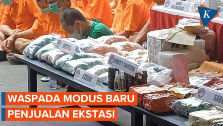 Modus Baru Penjualan Ekstasi, Disamarkan Jadi Obat Kapsul