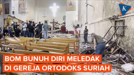 Bom Bunuh Diri Guncang Gereja di Suriah, 22 Orang Tewas