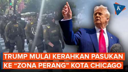 Usai Sebut Chicago Zona Perang, Trump Kerahkan Garda Nasional Ke Illinois