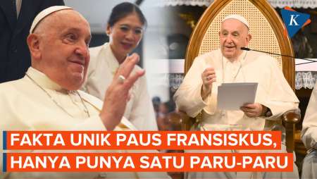 Paus Fransiskus Ternyata Hidup dengan Satu Paru-paru, Kok Bisa?