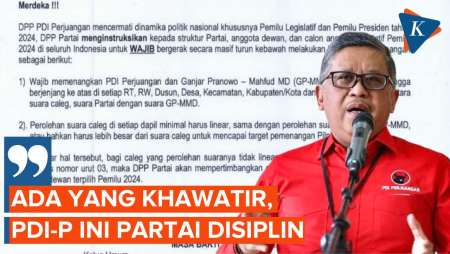 Viral Surat Instruksi PDI-P Minta Suara Caleg Sama dengan Ganjar-Mahfud, Hasto: Ada yang Khawatir