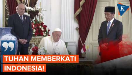 Doa Paus di Buku Tamu Istana Merdeka: Tuhan Memberkati Indonesia!